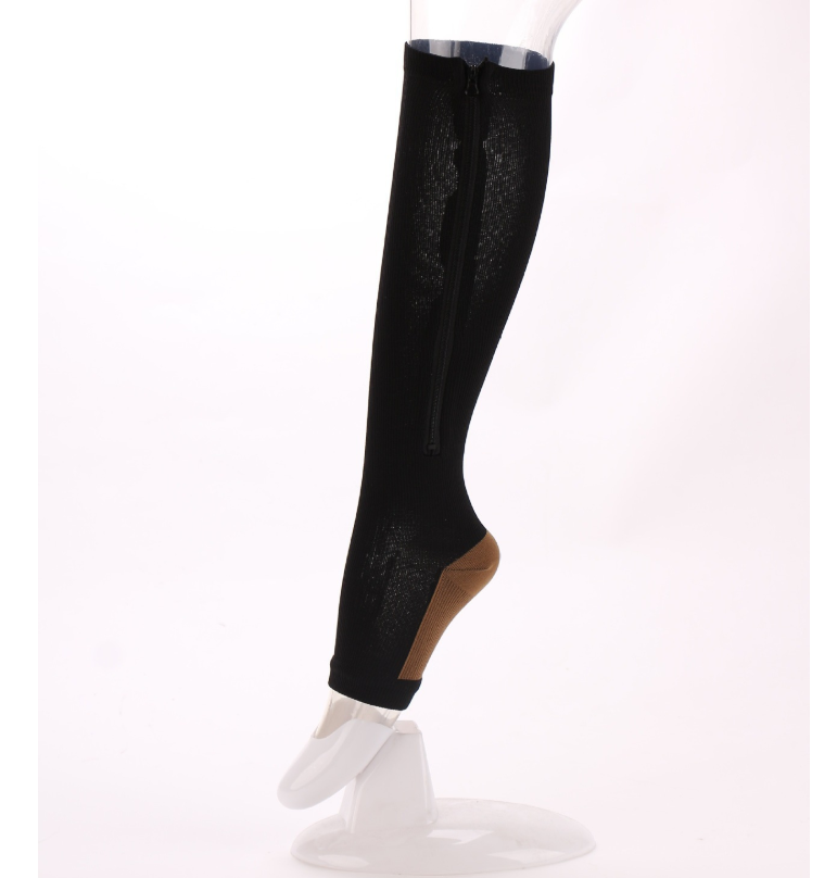 Zip-Up Compression Socks